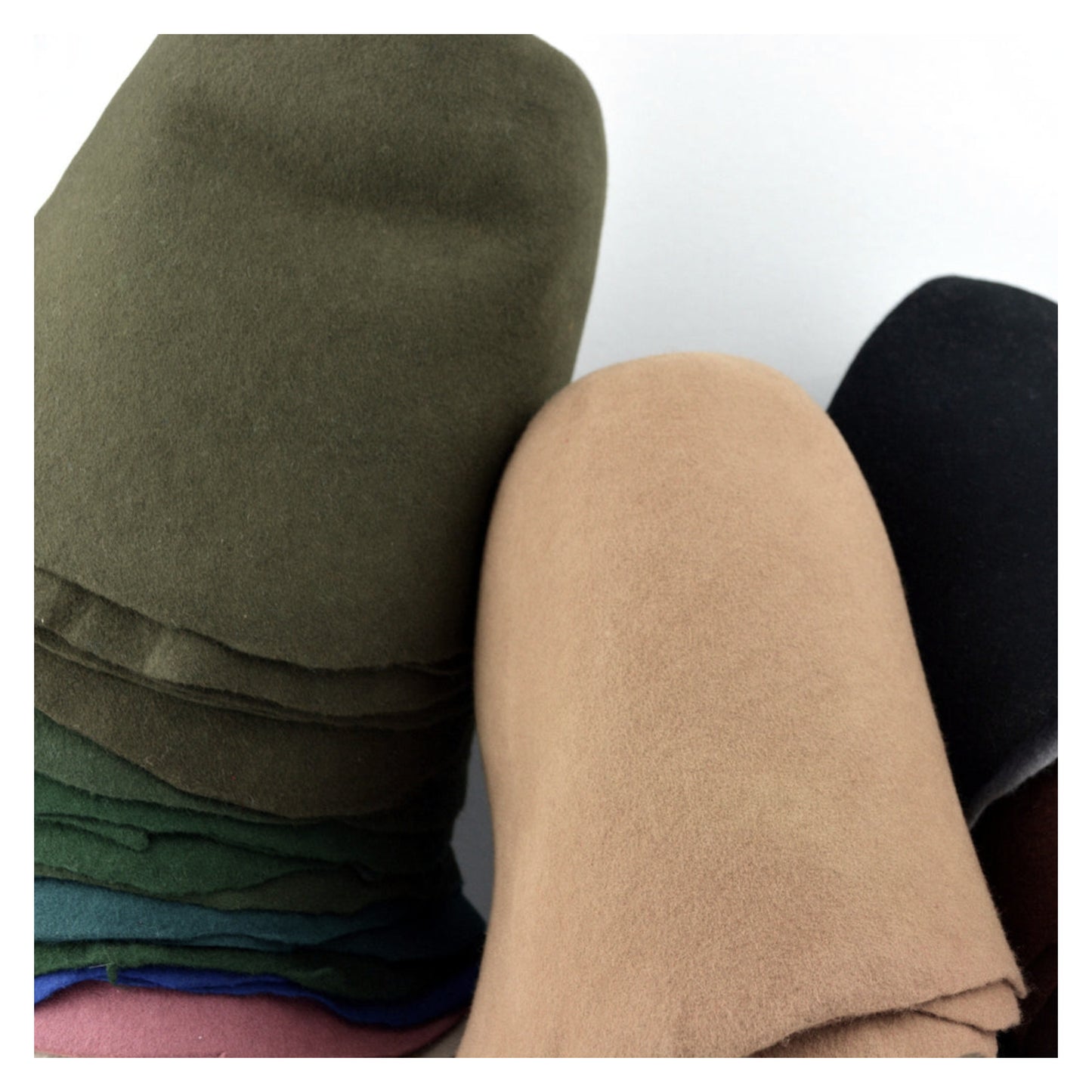 Regular Wool Felt Cones